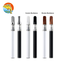 Best selling rechargeable cbd vape pen white ceramic mini vape pen empty 1ml pen vape